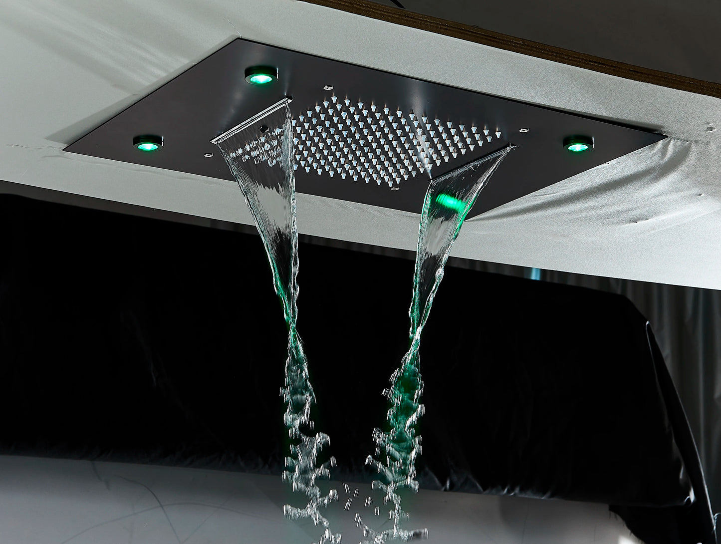 LED Ceilings Waterfall Bath Shower