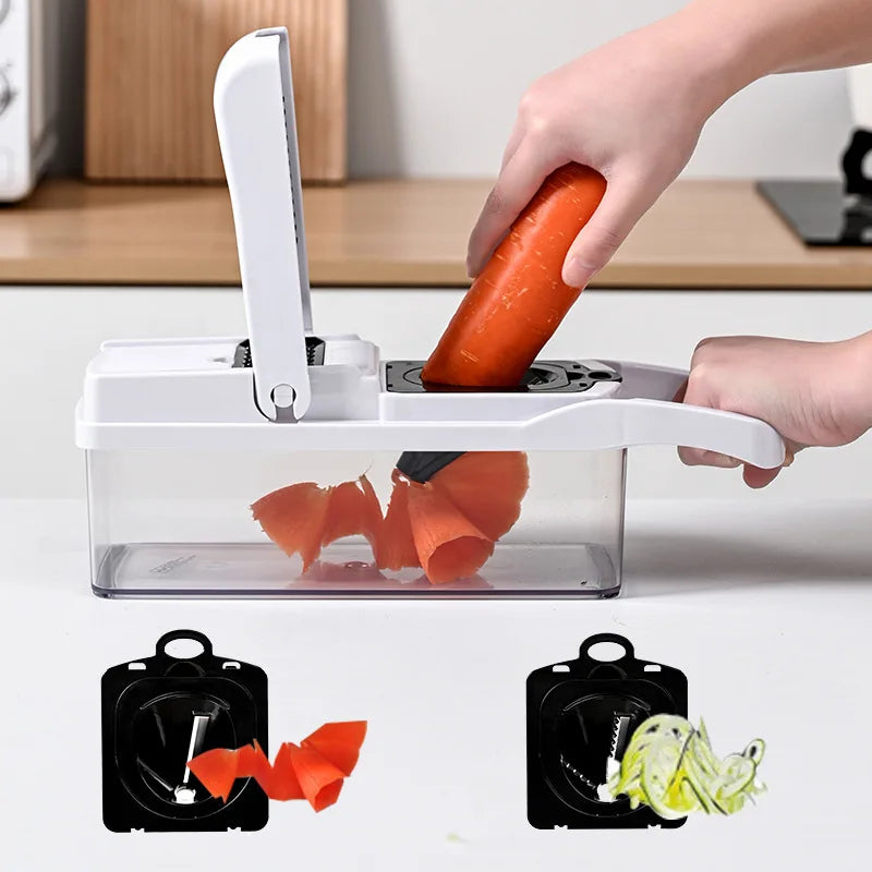 26 pieces set of multifunctional vegetable diced slicer,