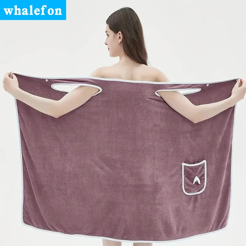 Quick Drying, Water Absorbing Wearable Bath Towel