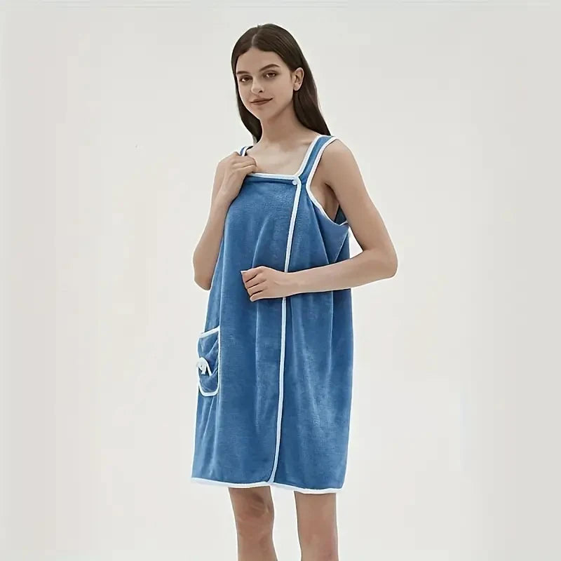 Quick Drying, Water Absorbing Wearable Bath Towel