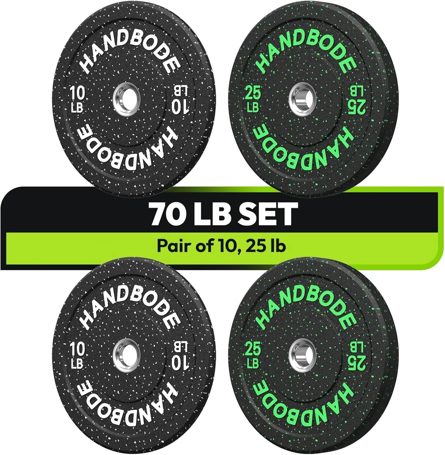 Colored Weights Rubber Strength Training Plate for Weightlifting