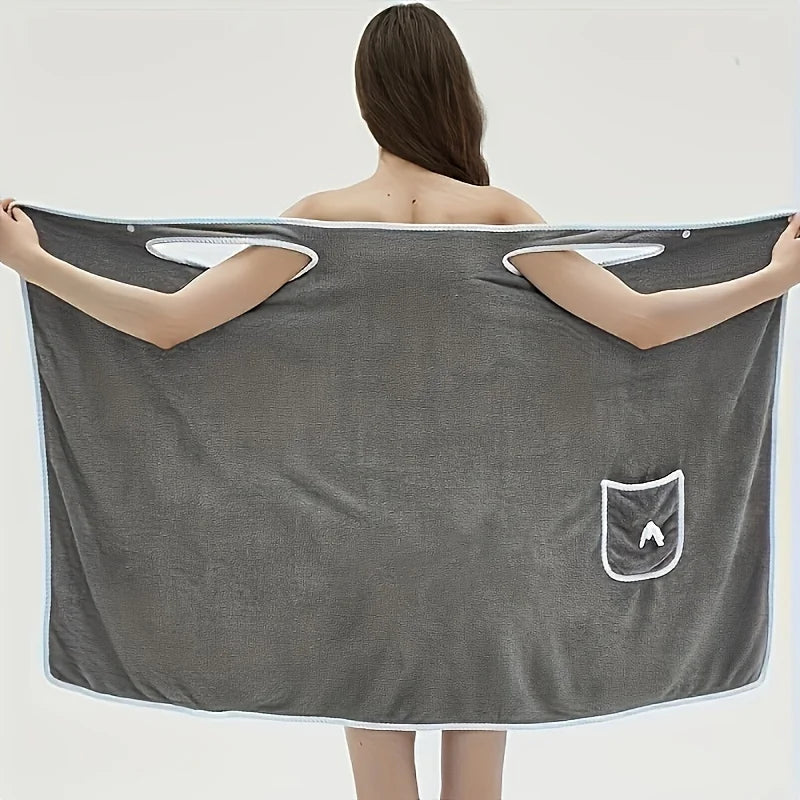 Quick Drying, Water Absorbing Wearable Bath Towel