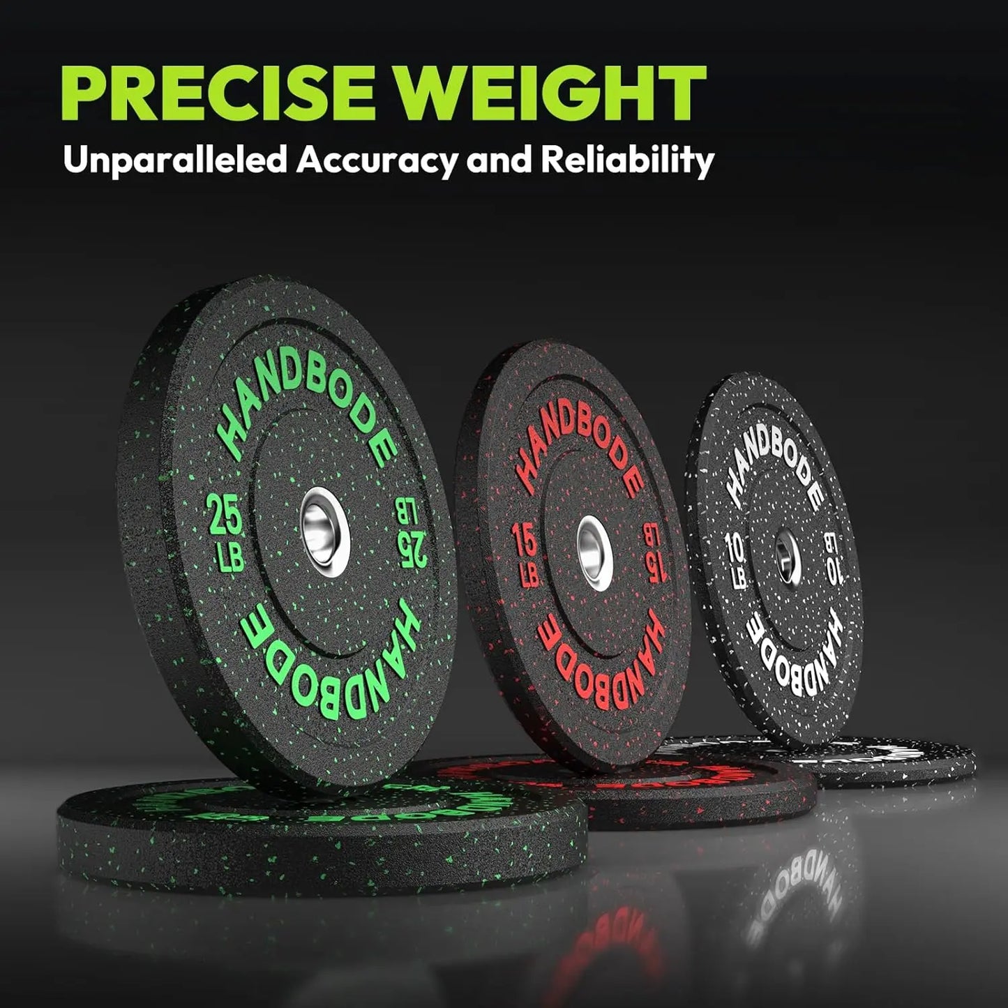 Colored Weights Rubber Strength Training Plate for Weightlifting