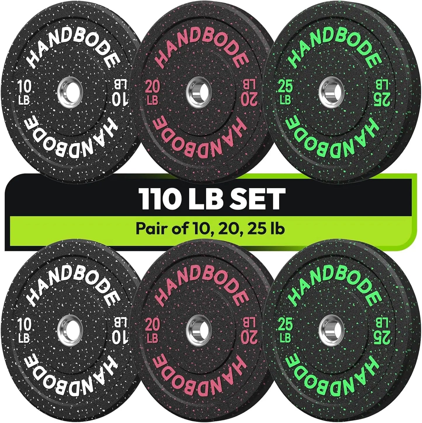 Colored Weights Rubber Strength Training Plate for Weightlifting