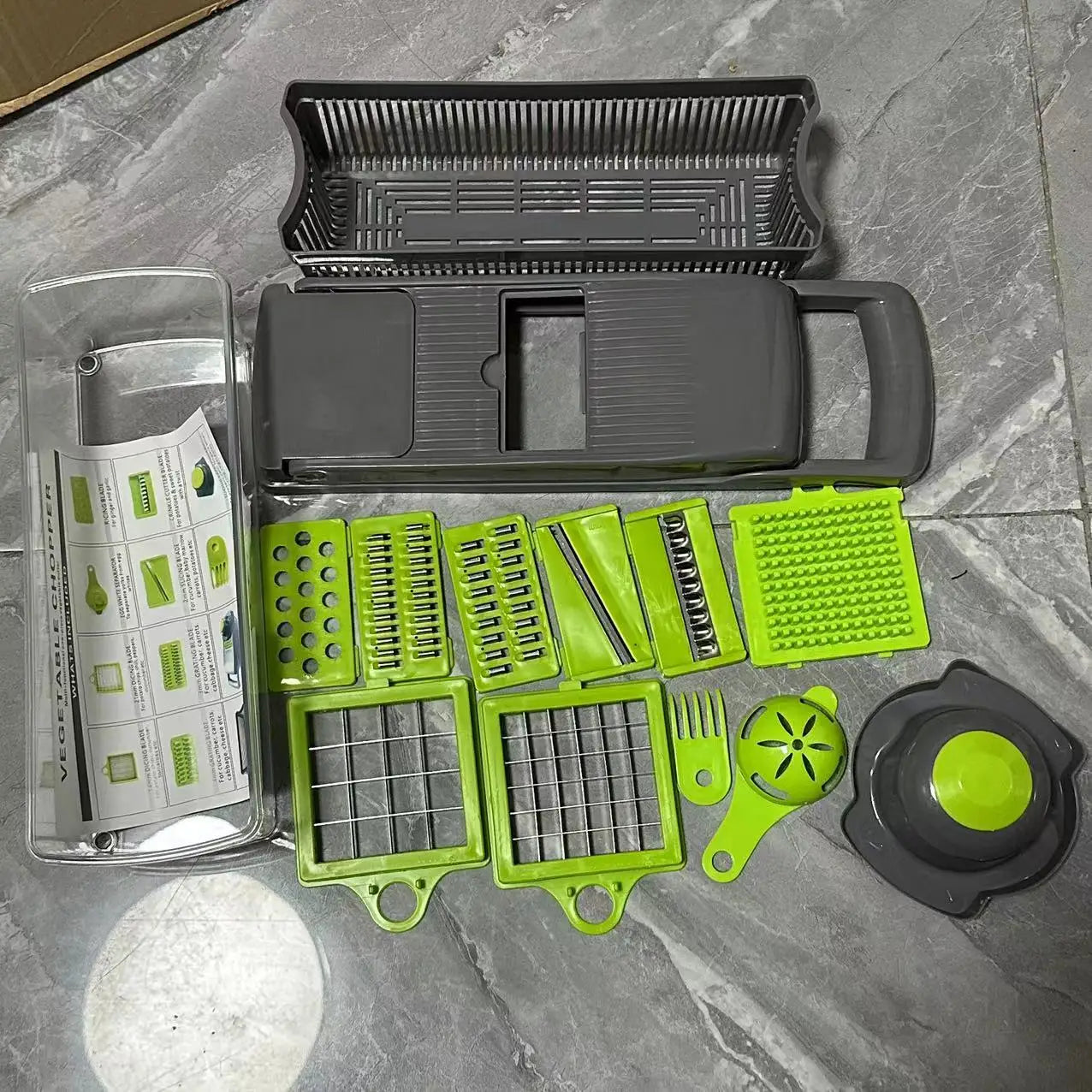 Multi-functional vegetable slicer, household kitchen utensil,