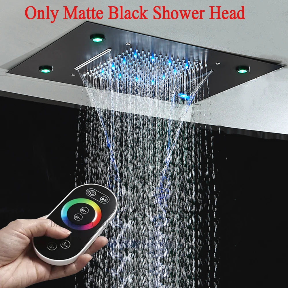 LED Ceilings Waterfall Bath Shower