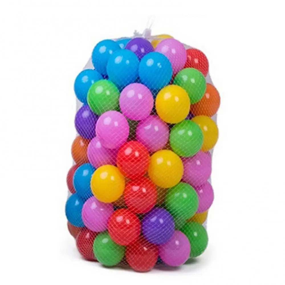 100Pcs Eco-Friendly Colorful Ball Pit Soft Plastic Ocean Balls