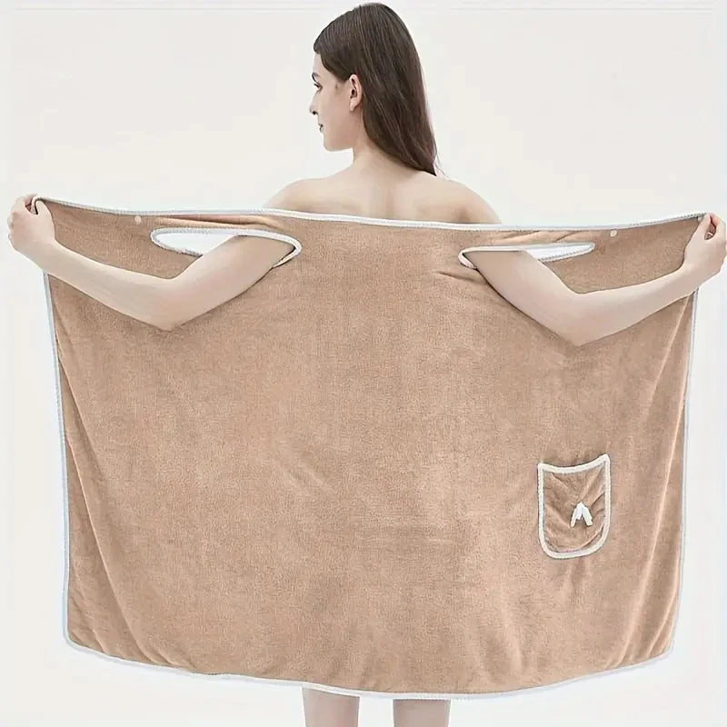 Quick Drying, Water Absorbing Wearable Bath Towel