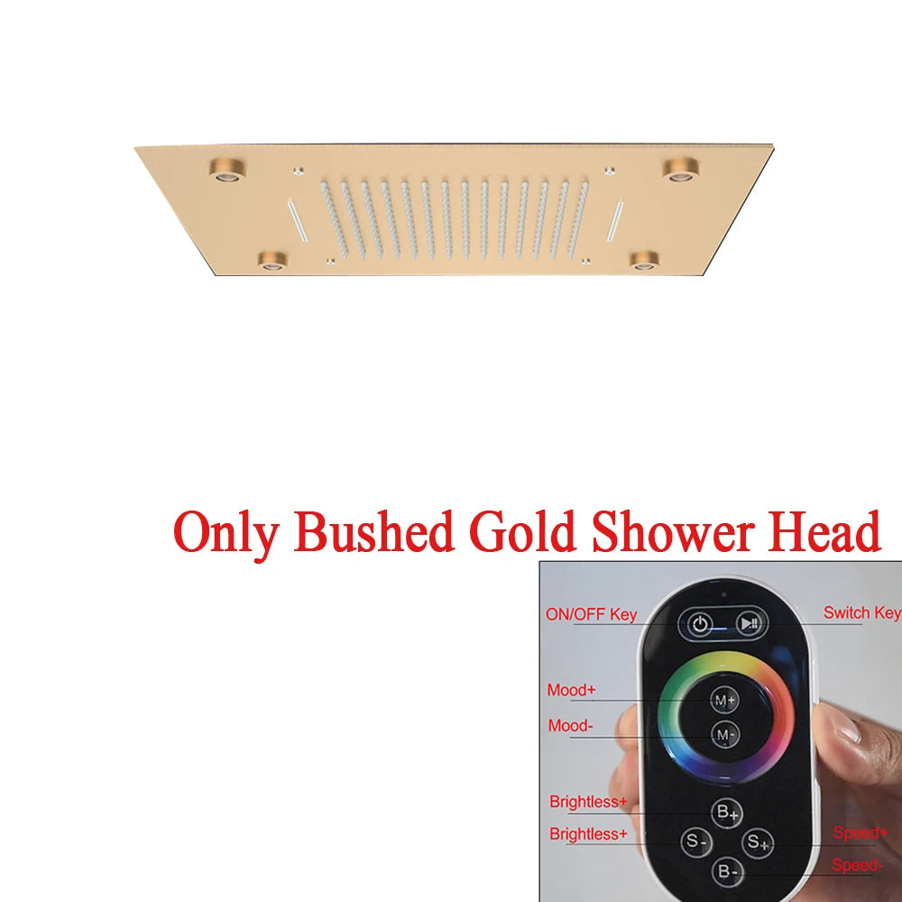 LED Ceilings Waterfall Bath Shower