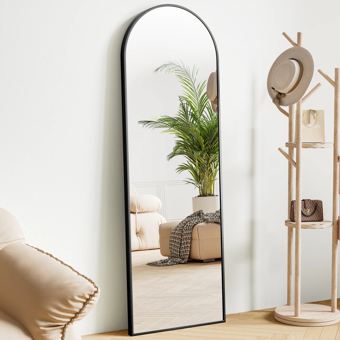 JHK 64"x21" Full Body Wall Mirror Standing Hanging or Leaning Wall-Mount