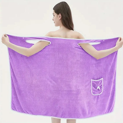Quick Drying, Water Absorbing Wearable Bath Towel