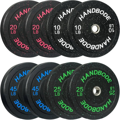 Colored Weights Rubber Strength Training Plate for Weightlifting
