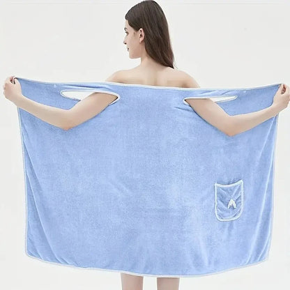 Quick Drying, Water Absorbing Wearable Bath Towel
