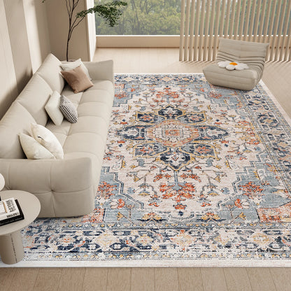 washable traditional woven nonslip area rugs stain resistant