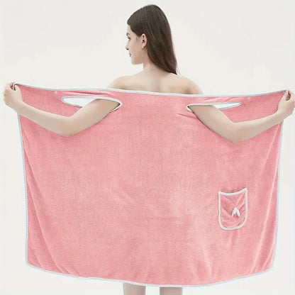 Quick Drying, Water Absorbing Wearable Bath Towel