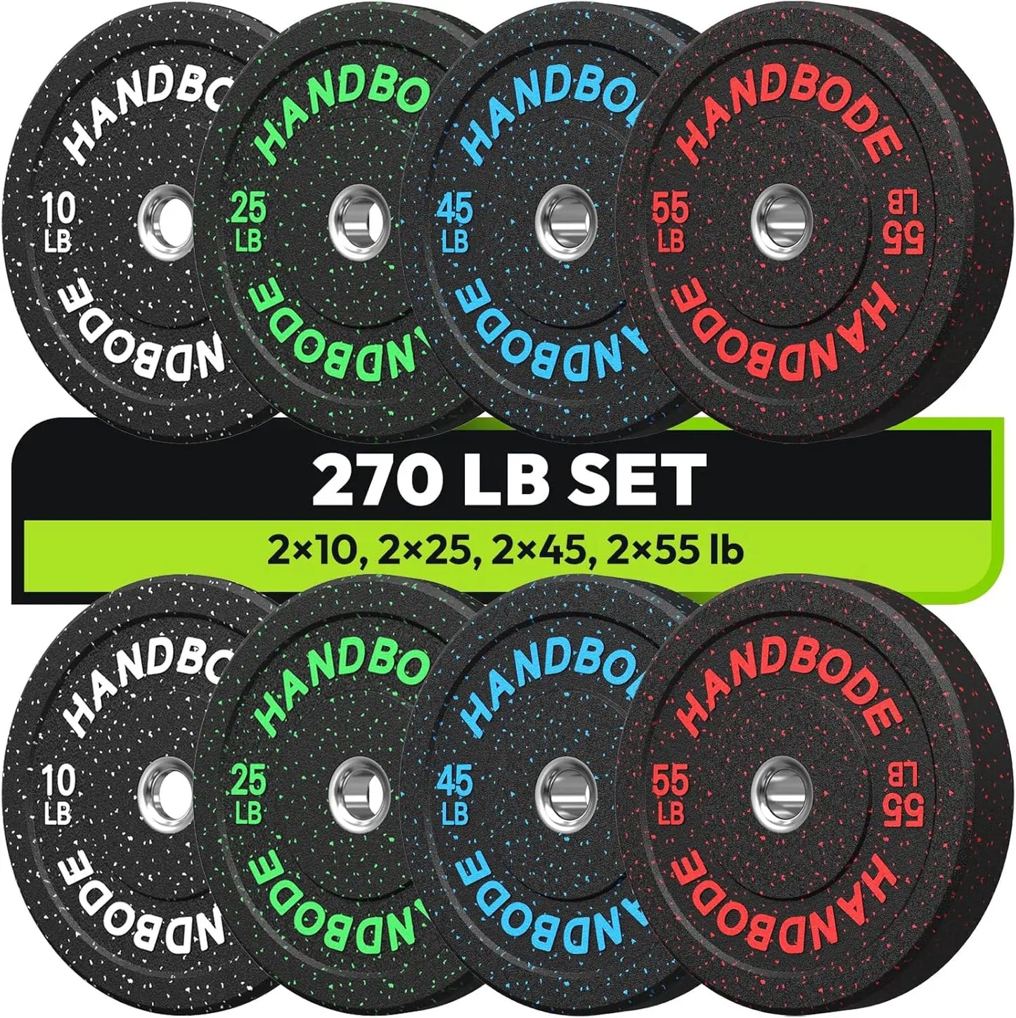 Colored Weights Rubber Strength Training Plate for Weightlifting