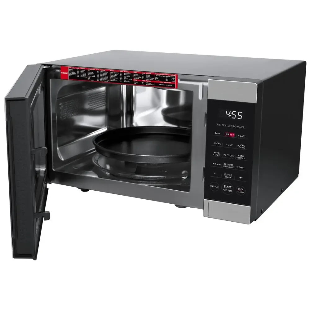 Air Fry Convection Microwave 900W Stainless Steel 0.9 Cu ft