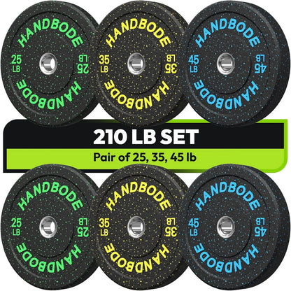 Colored Weights Rubber Strength Training Plate for Weightlifting
