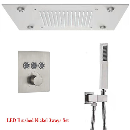 LED Ceilings Waterfall Bath Shower