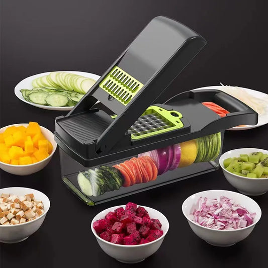 Multi-functional vegetable slicer, household kitchen utensil,