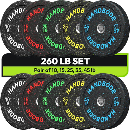 Colored Weights Rubber Strength Training Plate for Weightlifting