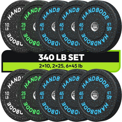 Colored Weights Rubber Strength Training Plate for Weightlifting