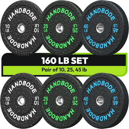 Colored Weights Rubber Strength Training Plate for Weightlifting