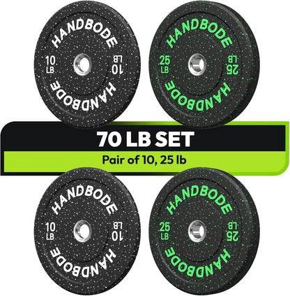 Colored Weights Rubber Strength Training Plate for Weightlifting