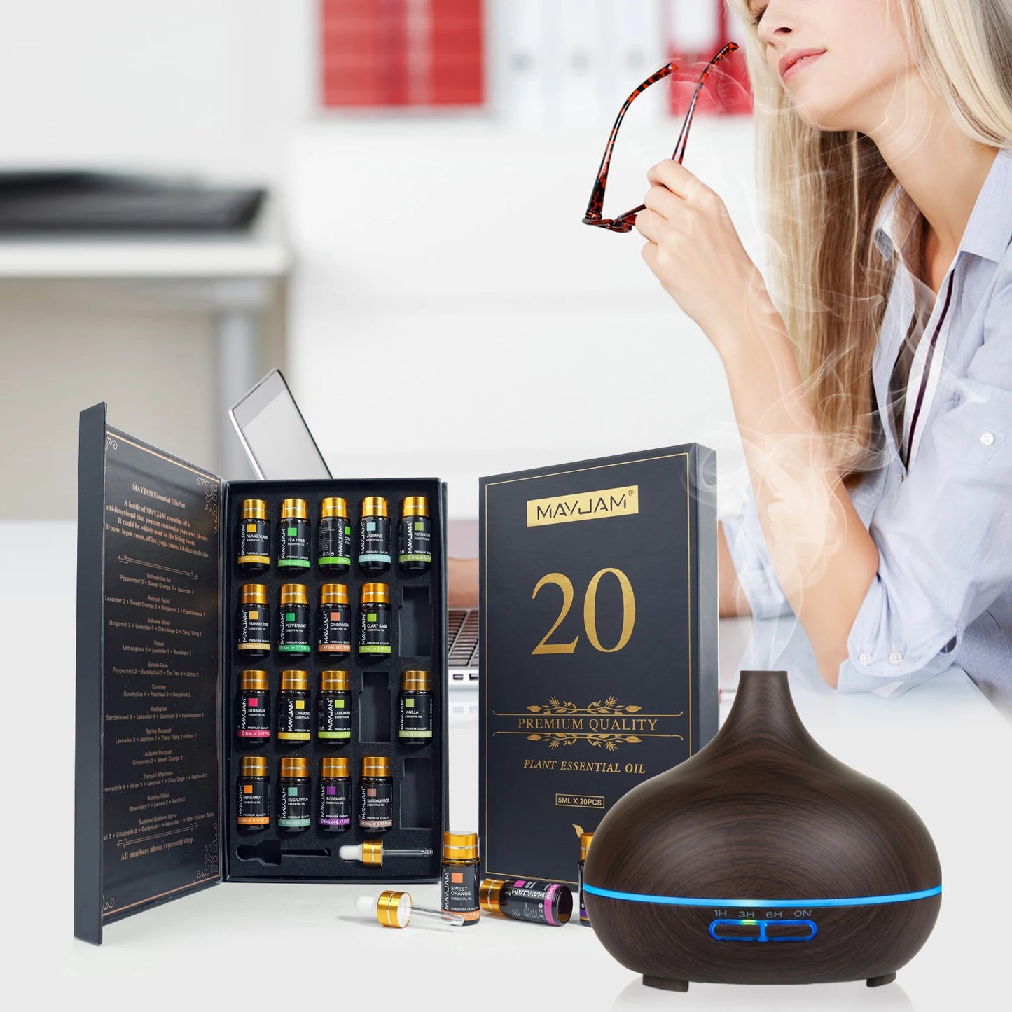 20 Bottles Essential Oils set