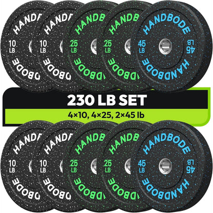 Colored Weights Rubber Strength Training Plate for Weightlifting