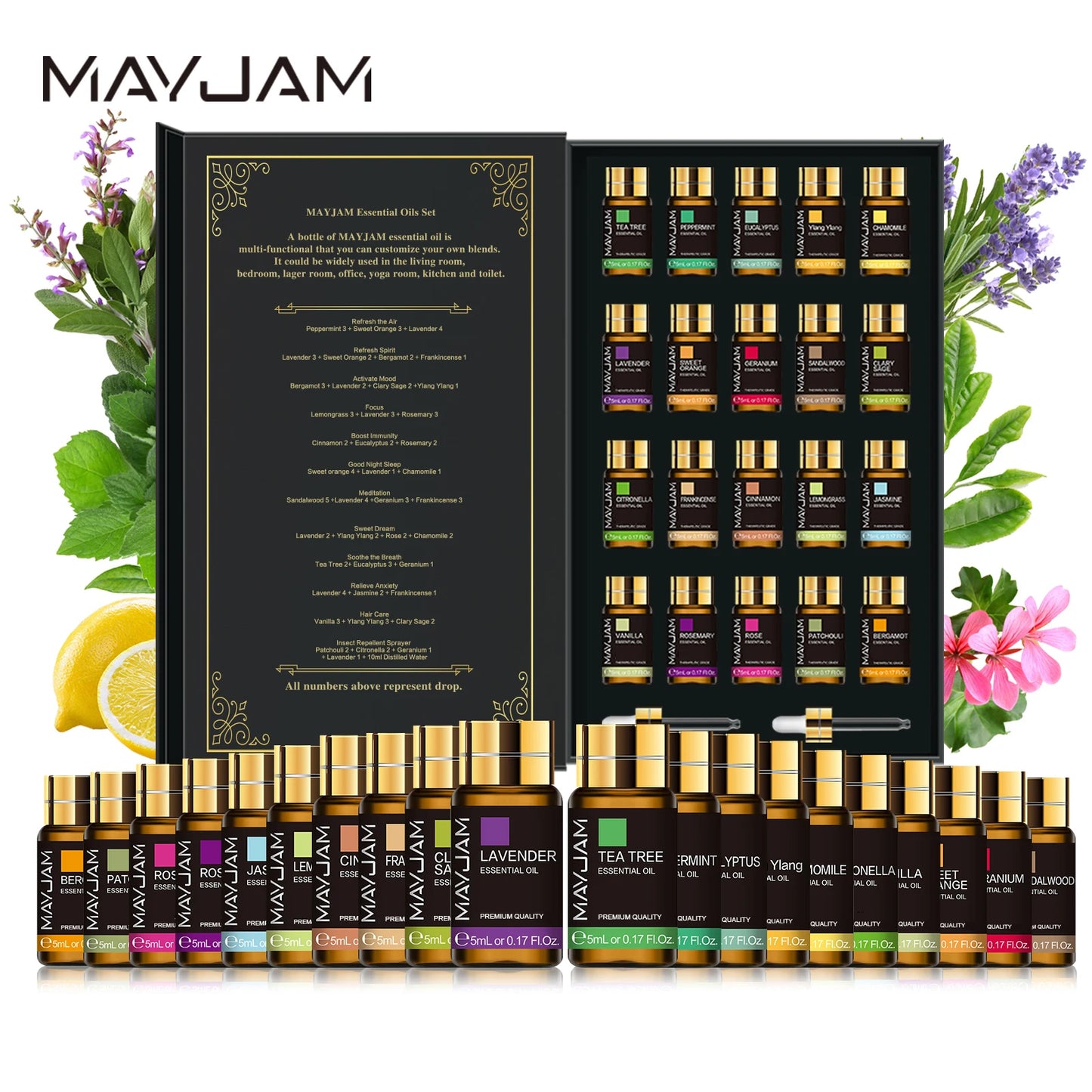 20 Bottles Essential Oils set