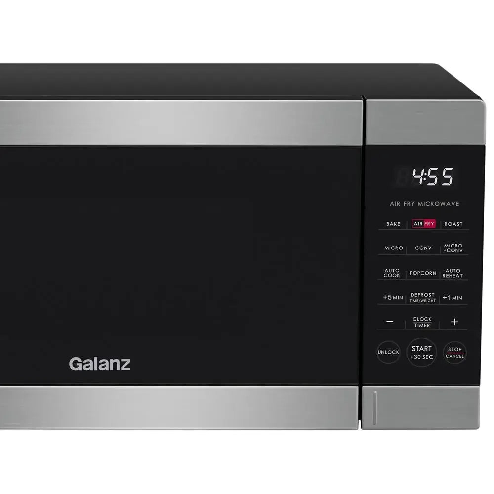 Air Fry Convection Microwave 900W Stainless Steel 0.9 Cu ft
