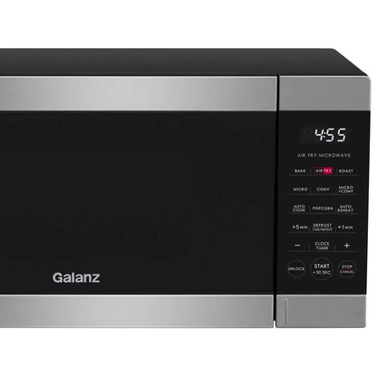 Air Fry Convection Microwave 900W Stainless Steel 0.9 Cu ft