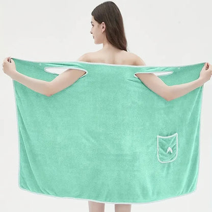 Quick Drying, Water Absorbing Wearable Bath Towel