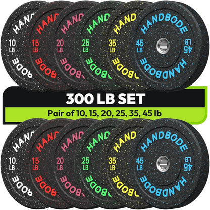 Colored Weights Rubber Strength Training Plate for Weightlifting