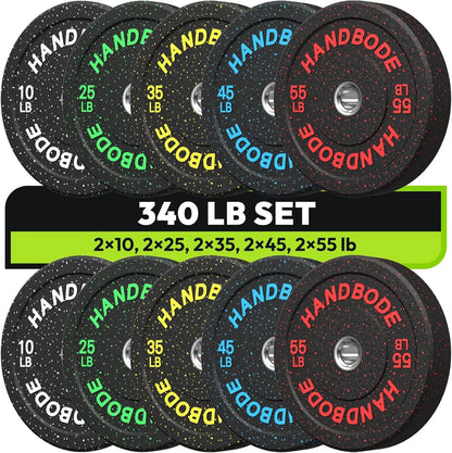 Colored Weights Rubber Strength Training Plate for Weightlifting