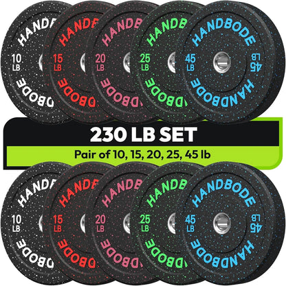 Colored Weights Rubber Strength Training Plate for Weightlifting
